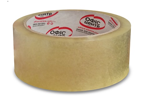 Стрічка клейка пакувальна 48мм 100, 40мКм прозора Офіс Центр